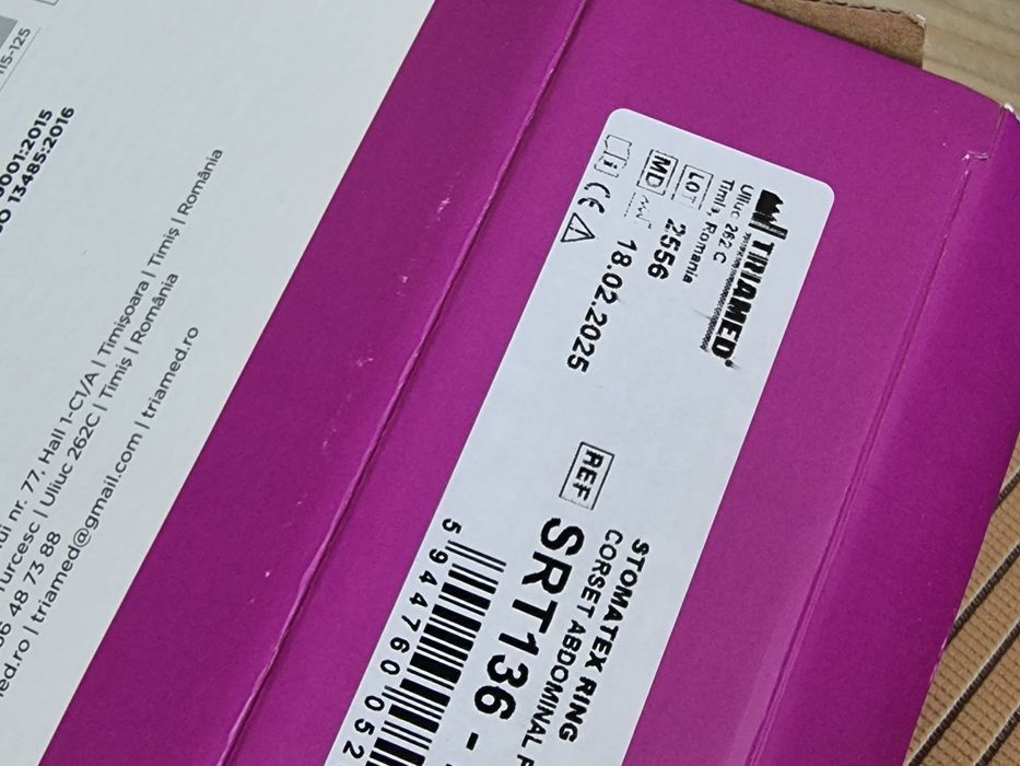 Vand corset abdominal medical pentru  stoma