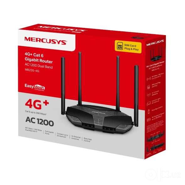 Wi-Fi router Mercusys MB235-4G с поддержкой сим карты