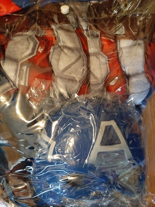 Костюм на Капитан Америка и Хълк,Железния човек с мускули и маска