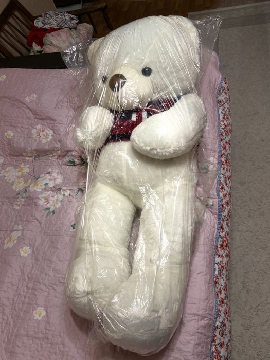 Мишка,подарочная ,плющевая