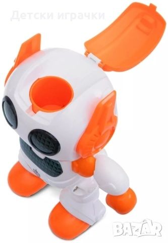 Робот с дистанционно и пулове, светлини и музика, танцуващ