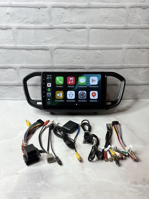 Магнитола для LADA Vesta андроид 13 CarPlay Веста янги рамкаси билан