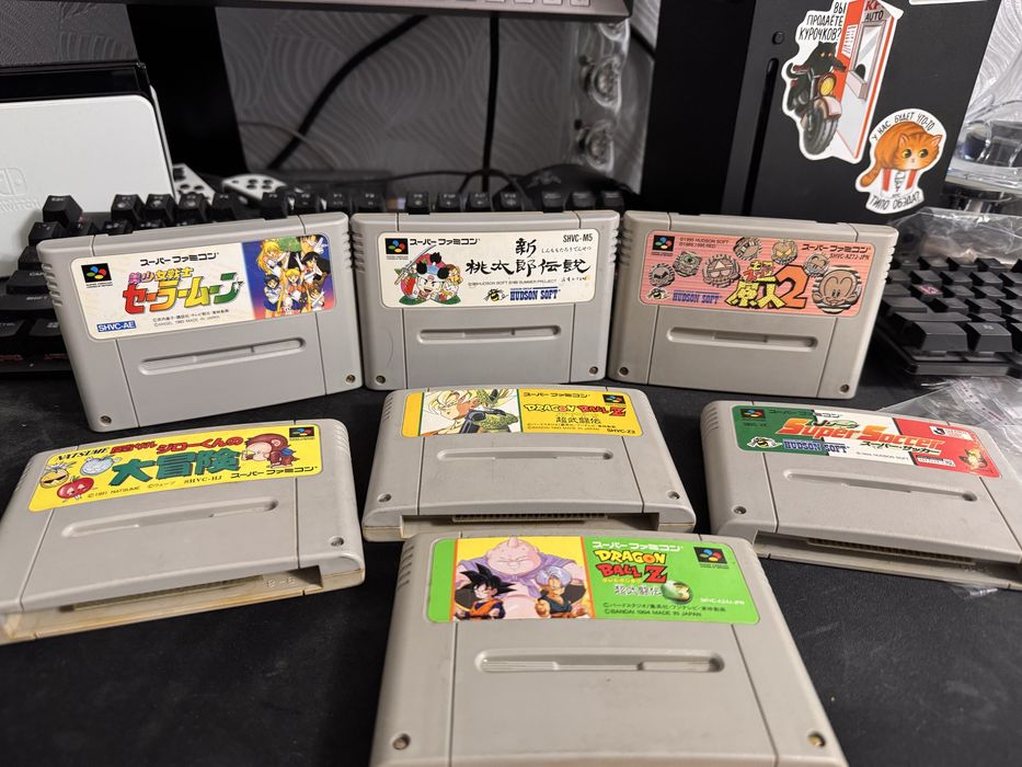 картриджи Super Famicom