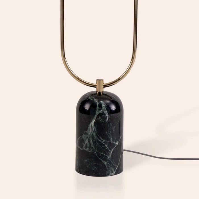 Подова лампа Houseof Olive Green Marble Curve