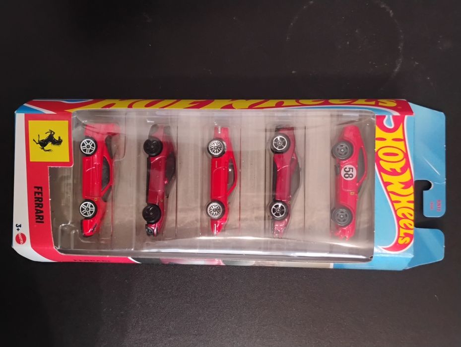 Hotwheels Ferrari 5 pack