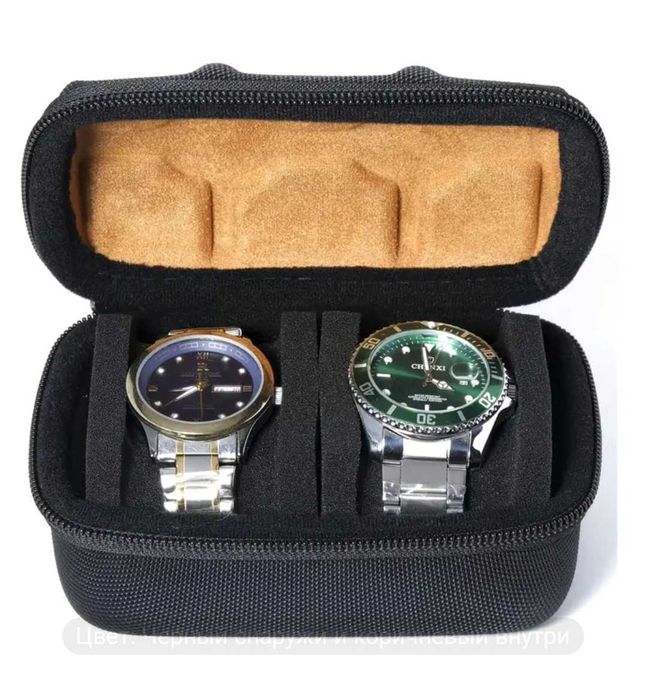 Тревел бокс для наручных часов. Кейс.
