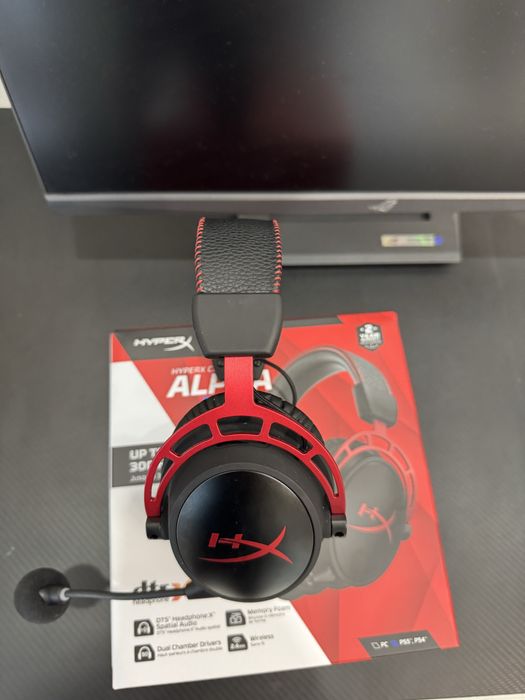 Наушники Наушники HyperX Cloud Alpha Wireless 4P5D4AA красный