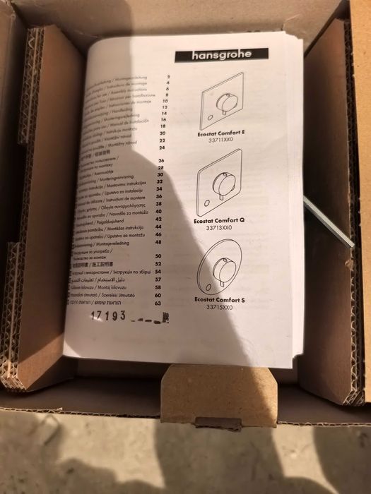 Controler Hansgrohe Robinet dus  Baie