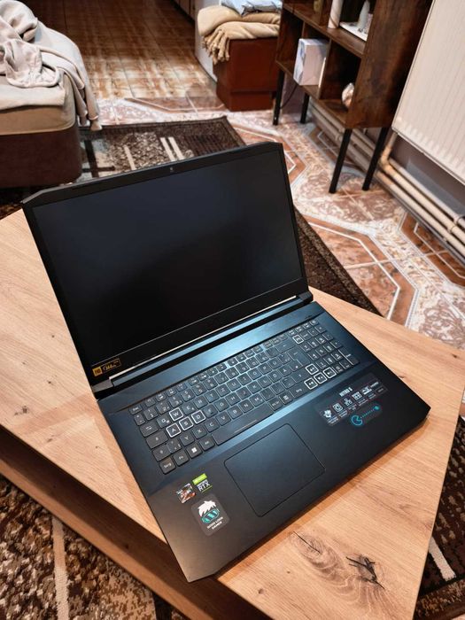 Laptop Gaming Acer Nitro, Ryzen 7 5800H, RTX 3060, 16GB, 512GB, 17.3"
