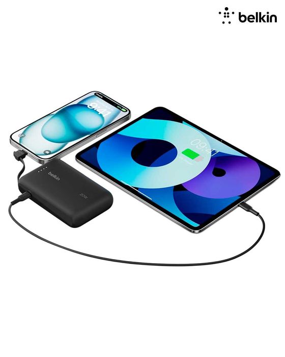 Повербанк Belkin с интегрированным кабелем (10.000 mAh)