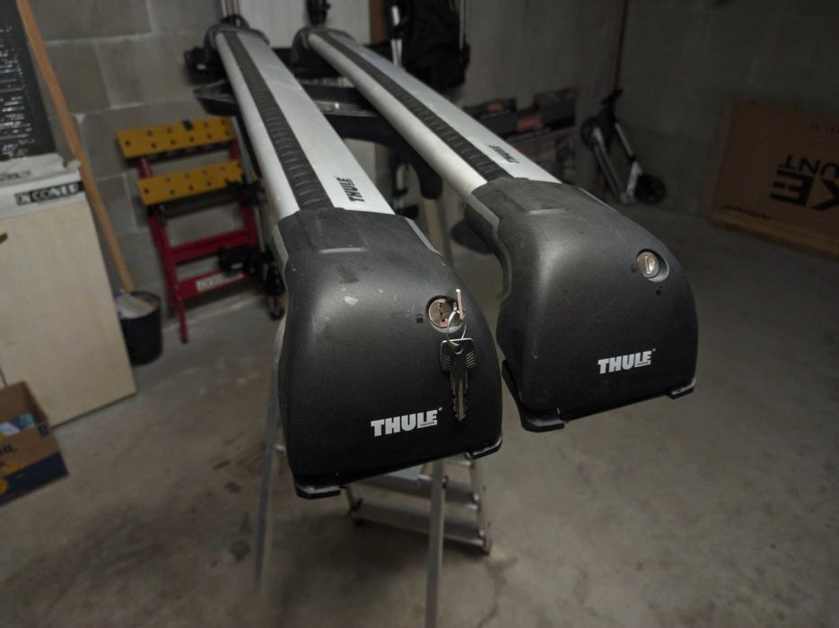 Thule WingBar Edge напречни греди за Audi A4 багажник