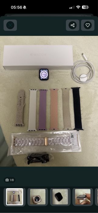 Ceas Apple Watch seria 10 42 Rose gold