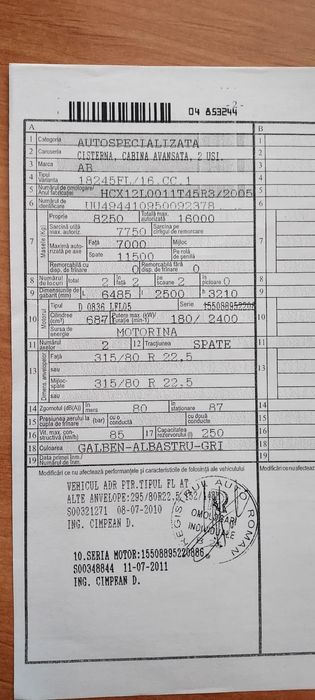 De vânzare Autocisterna AB