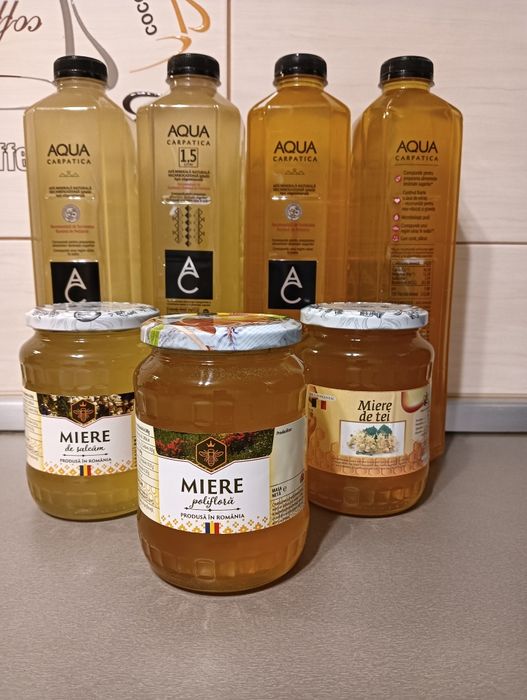 Miere de salcâm, tei și polifloră