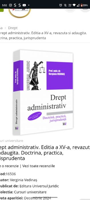 Carte drept administrativ