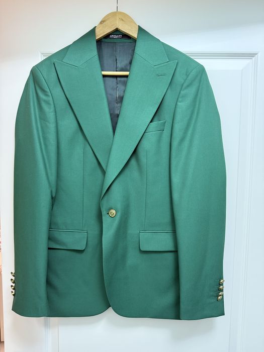 Arogant sacou verde lana + vascoza, marime 48