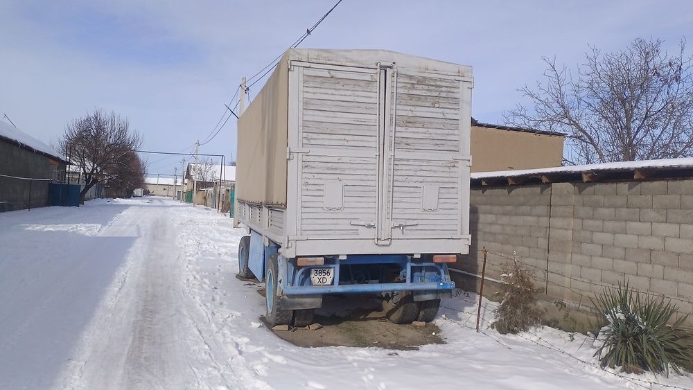 КамАЗ с прицепом турбо