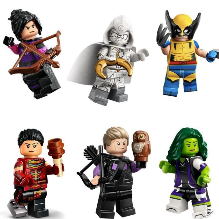 Set de 6 Minifigurine Lego Marvel Seria 2