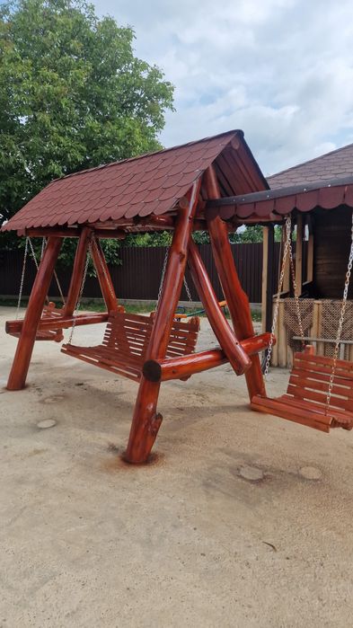 Balansoar leagăn balansor lemn masiv
