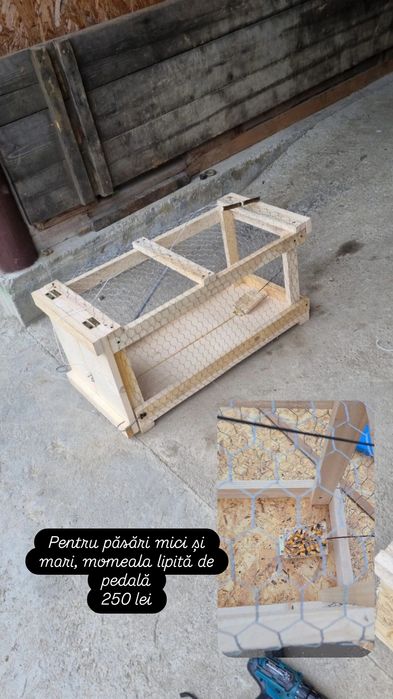 Capcane animale si pasari din lemn