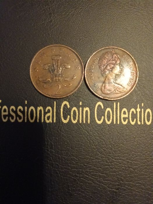 Moneda 2  new pence an 1971