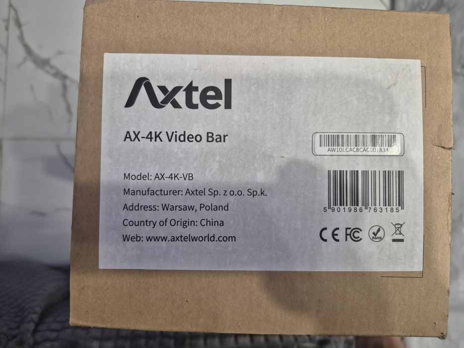 Axtel Video bar 4k.
