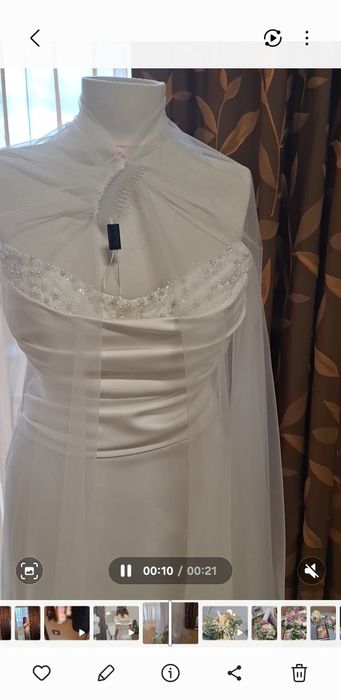 Vând rochie de mireasa creație  Allara