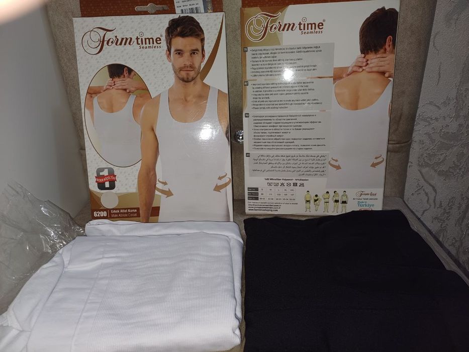 Корректирующий утягивающий мужской майка Form Time Турция