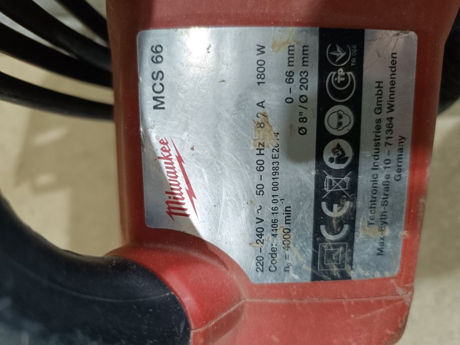 Circular Milwaukee MCS66