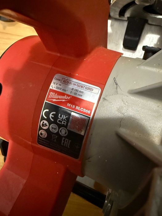 Milwaukee M18 BLCS66 Ръчен Циркуляр