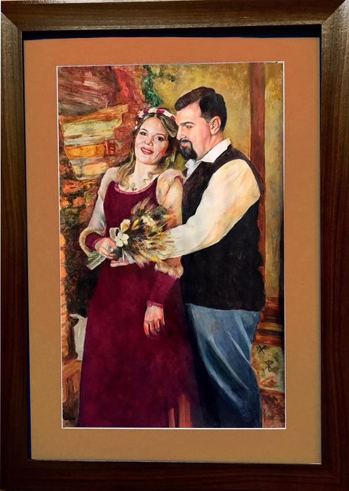 Tablou personalizat, tablou de nunta, portret personalizat, supererou