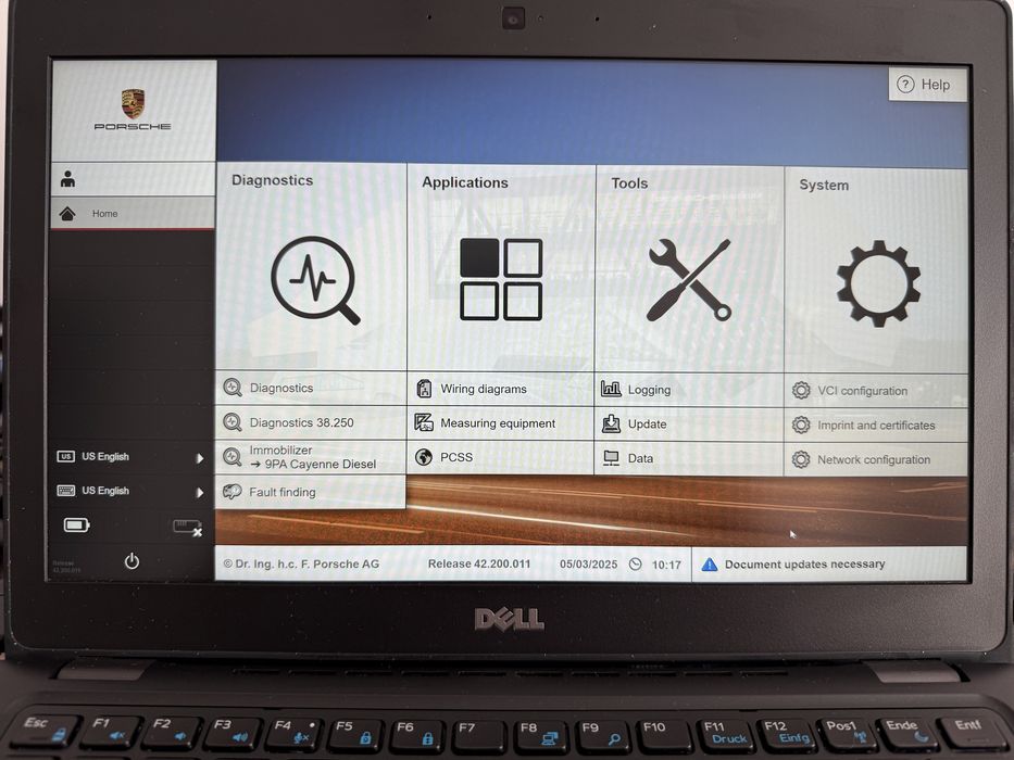 Tester/Diagnoza VNCI PTG3 Porche+Laptop cu PIWIS V42.200+V38.250