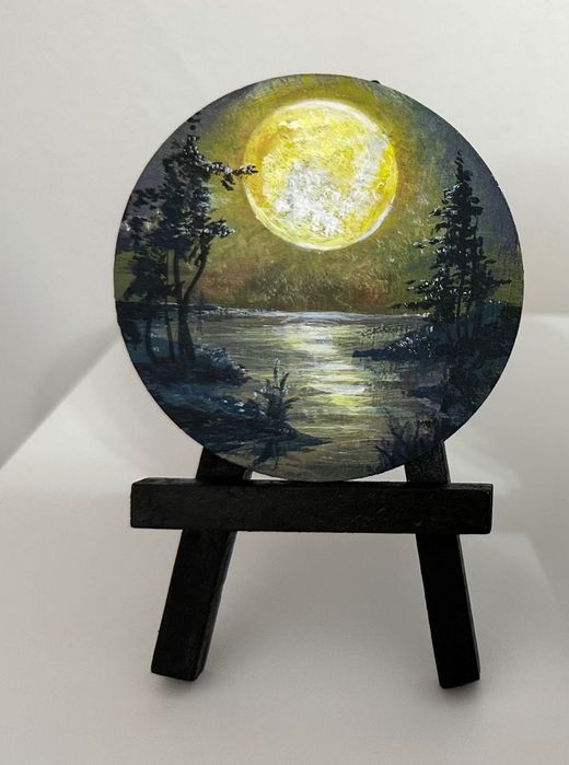 Mini tablouri pictate manual