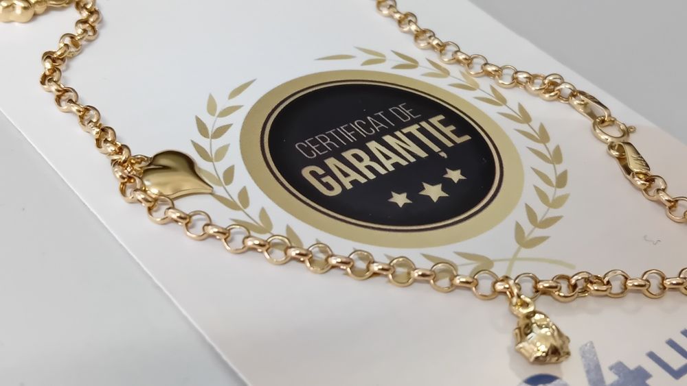 Bratara Aur de picior 14K( AG20 Dancu/ b29055.2*20)