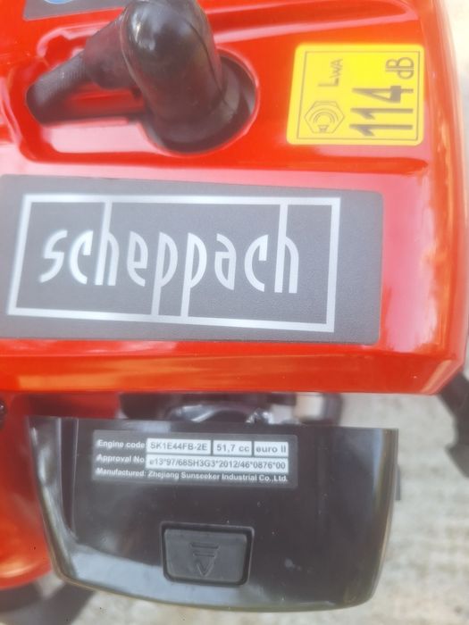 Suflant de frunze termic de tip rucsac  Scheppach