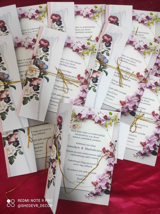 Taklifnomalar assartimenti