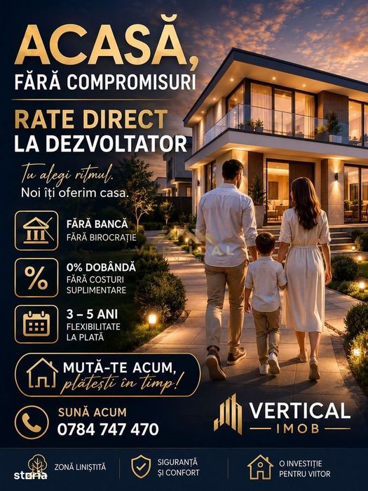 Inchiriere Vila 4 camere complex rezidential nou Berceni /Vidra-Ilfov