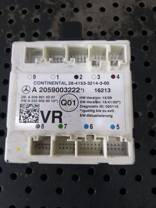 Modul calculator usa dreapta fata mercedes c class w205 a2059003222 a2059010307 a2229020012