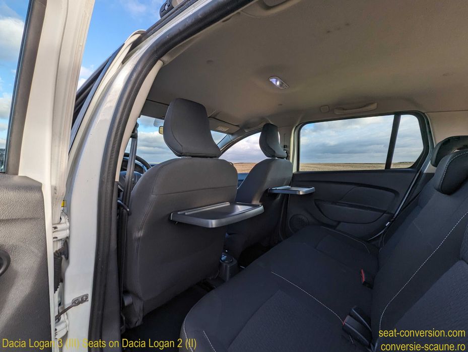 Sistem adaptare scaune de Logan Sandero 3 III pe Logan Duster < 2020
