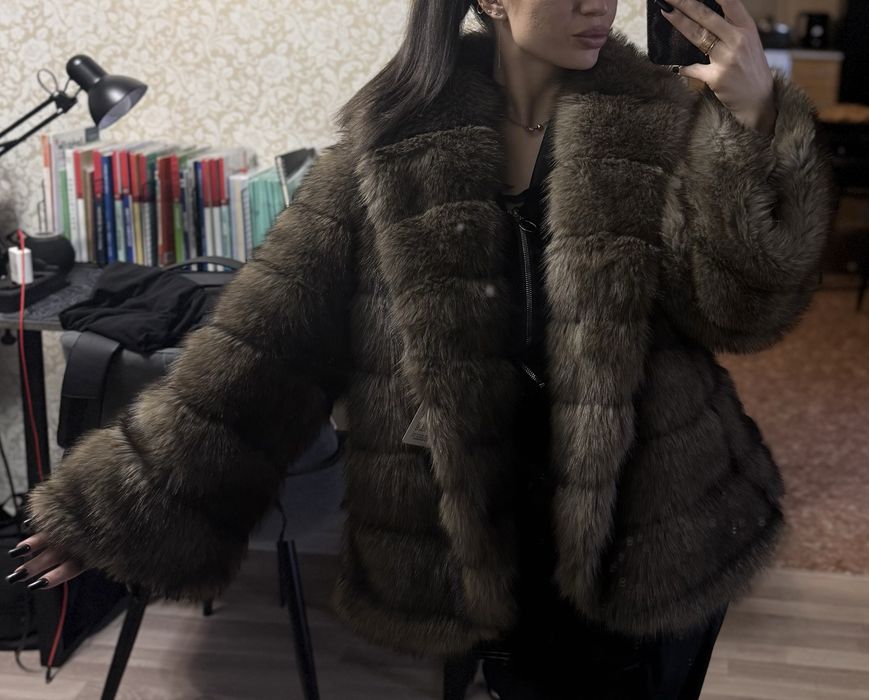 Эко шубка под соболя