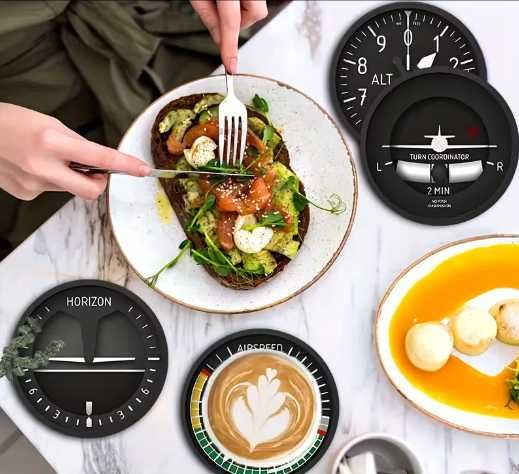 Чаша Бон Джоуви и 6 подложки за чаши с авиационни мотиви