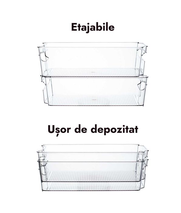 Lichidare! Cutii depozitare plastic. Pret producator