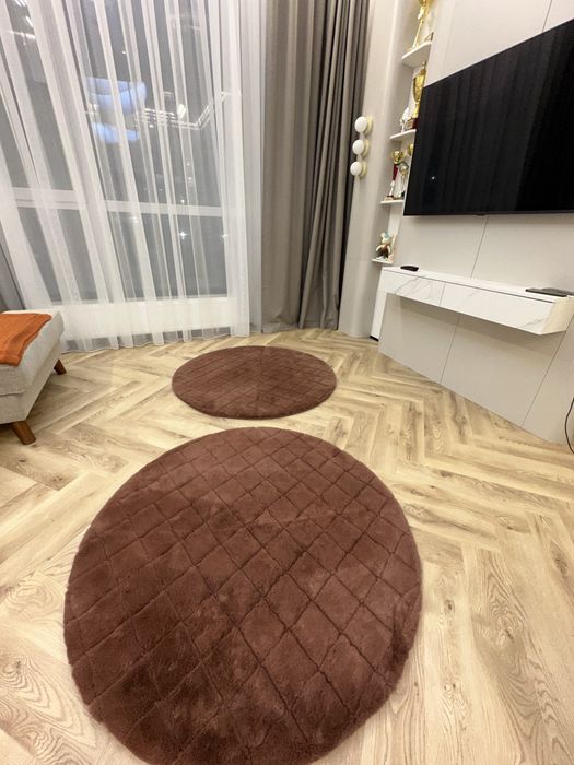 Коврики 2шт, диаметр 120см