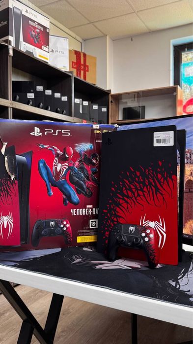 PlayStation 5 Fat 825Gb Limited Edition Spider-Man+6 игр