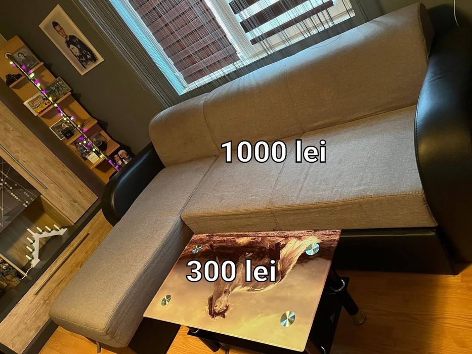 Masa;dulap dormitor;pat 1,60x2;canapea