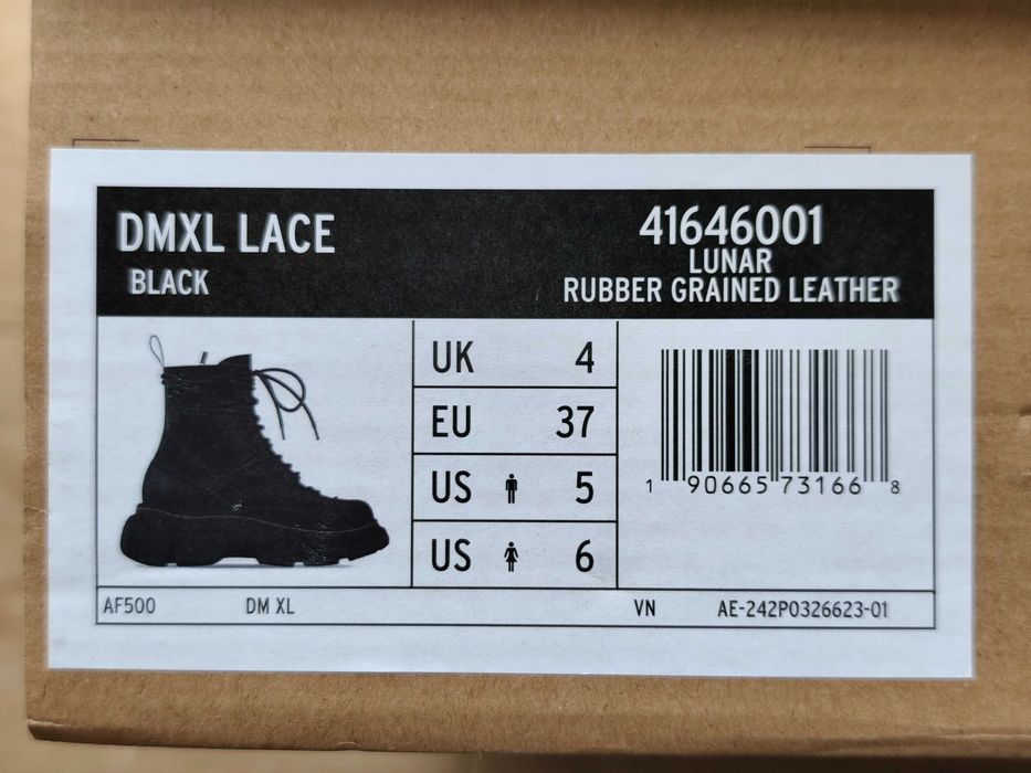 Dr. Martens боти (кубинки) DMXL черни 36