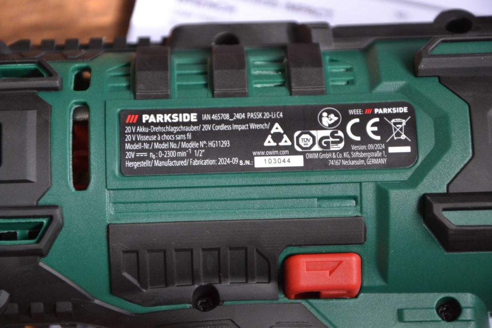 Нов ударен гайковерт Parkside 20V, 400Nm