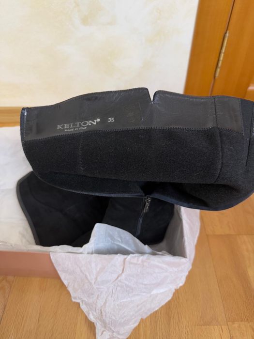 Замшевые сапоги  KELTON