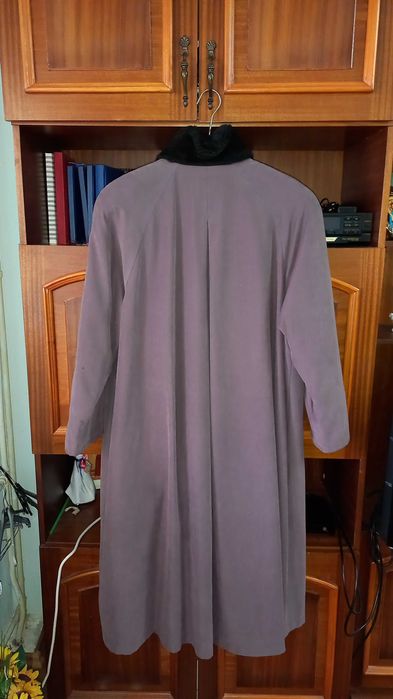 Palton dama, Mantou dublat cu stofa, model raglan - SUPORT Transport *