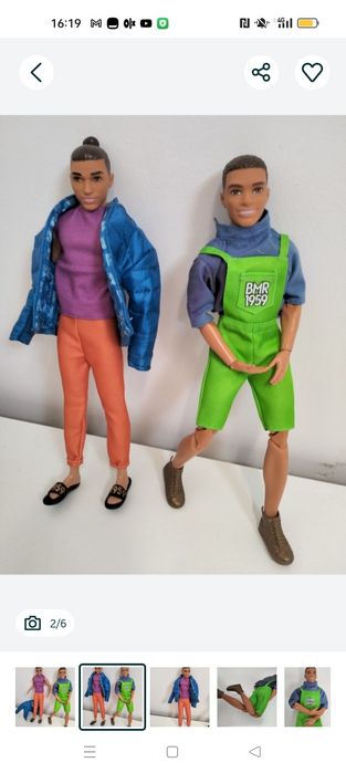 Păpuși Barbie Ken articulati mtm